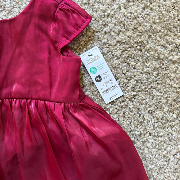 Carters Just One You Red Holiday Dress NWT Size 9 Months - Picture 4 of 4